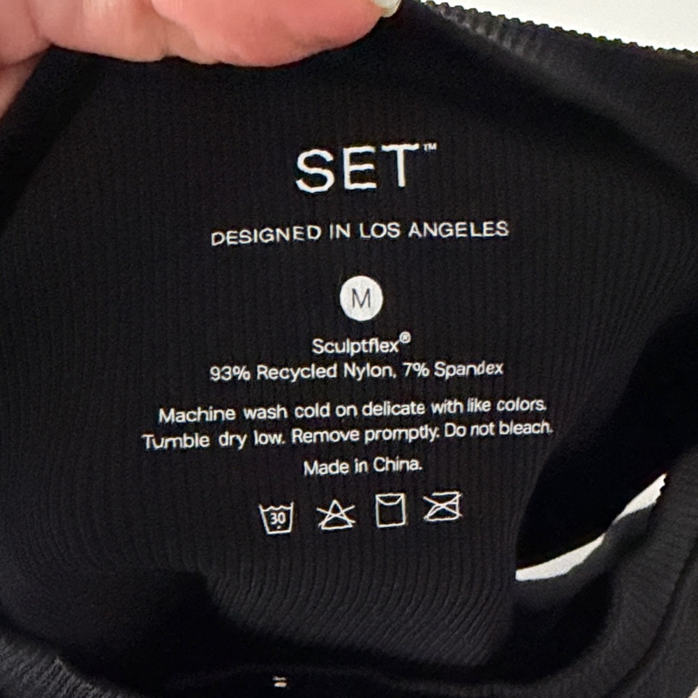 SET Active 3-Piece SCULPTFLEX Onyx/Flash Limited Edition Moto Set - NWT/NWOT - Picture 10 of 10